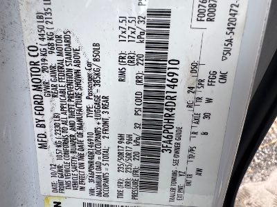 2013 Ford Fusion Location - Ford - Row 32 - Stock # H49246