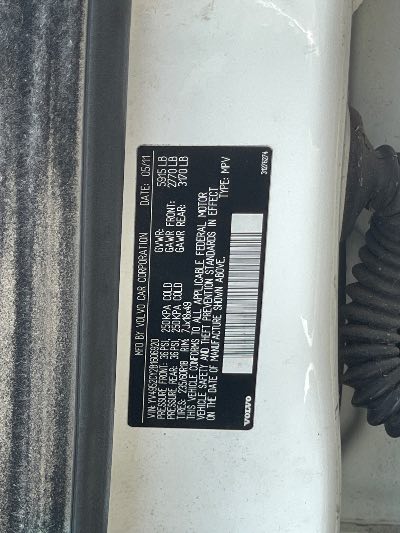 2011 Volvo XC90 Location - Imports - Row 3 - Stock # H49341