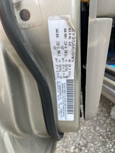 2003 Jeep Grand Cherokee Location - Chrysler - Row 38 - Stock # H49343