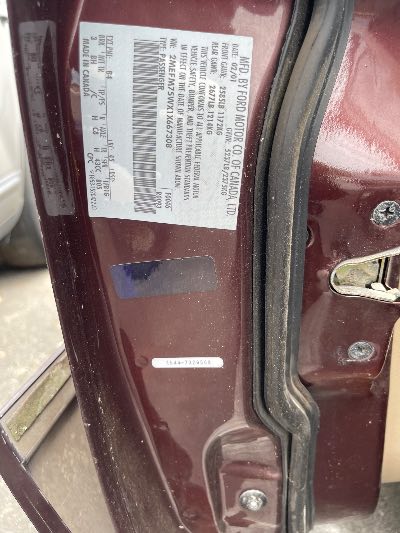 2001 Mercury Grand Marquis Location - Ford - Row 32 - Stock # H49348