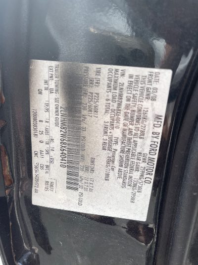 2008 Lincoln Town Car Location - Ford - Row 36 - Stock # H49350