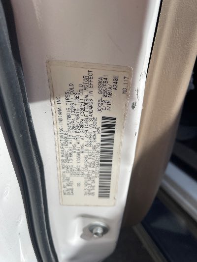 2002 Toyota Sequoia Location - Large Trucks & Vans - Row 28 - Stock # H49410