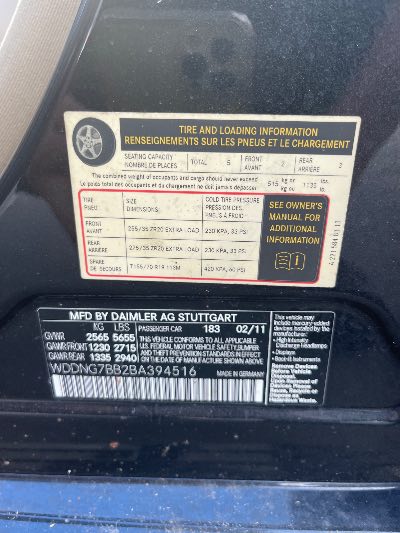 2011 Mercedes-Benz S-Class Location - Imports - Row 8 - Stock # H49470