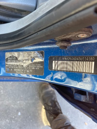 2005 Hyundai Elantra Location - Imports - Row 6 - Stock # H49481