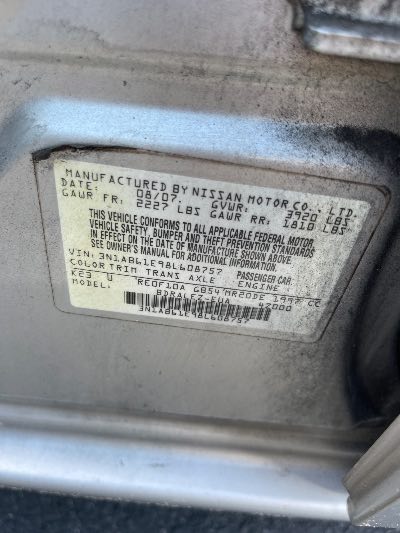 2008 Nissan Sentra Location - Imports - Row 2 - Stock # H49298