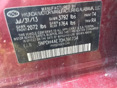 2013 Hyundai Elantra Location - Imports - Row 23 - Stock # H48068