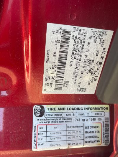 2008 Ford Expedition Location - Large Trucks & Vans - Row 29 - Stock # H49535