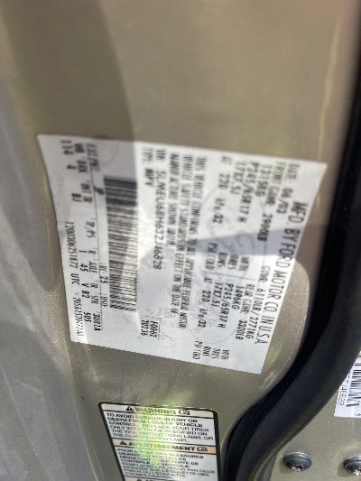 2003 Lincoln Aviator Location - Ford - Row 29 - Stock # H48789