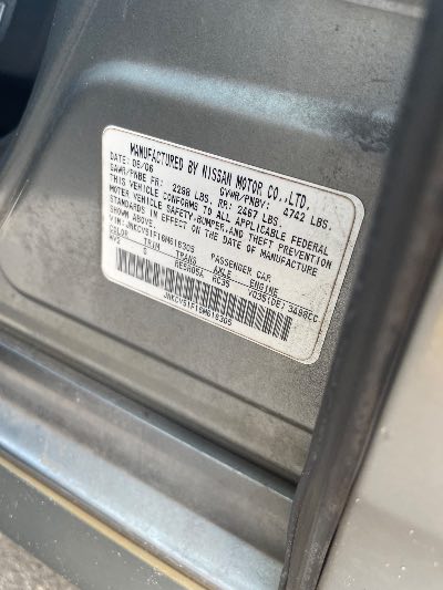 2006 Infiniti G35 Location - Imports - Row 11 - Stock # H49573