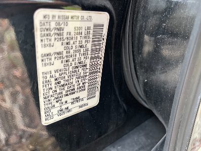 2011 Infiniti FX50 Location - Imports - Row 5 - Stock # H49550