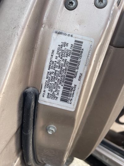 1998 Toyota Camry Location - Imports - Row 8 - Stock # H49547