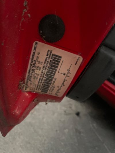 1991 Mercury Capri Location - Ford - Row 36 - Stock # H49587