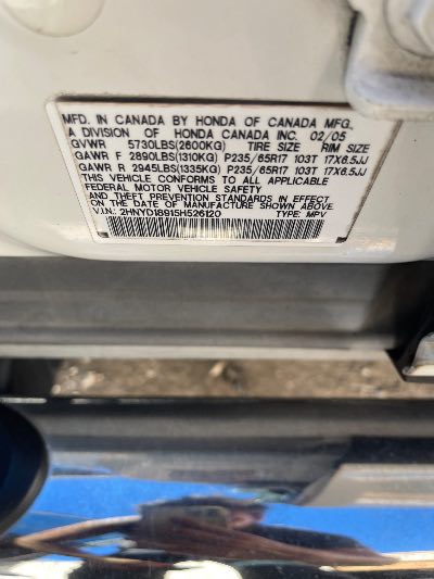 2005 Acura MDX Location - Imports - Row 10 - Stock # H49615