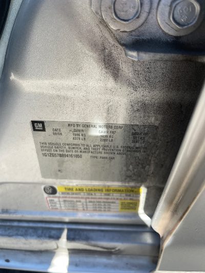 2009 Chevrolet Malibu Location - GM - Row 27 - Stock # H49618