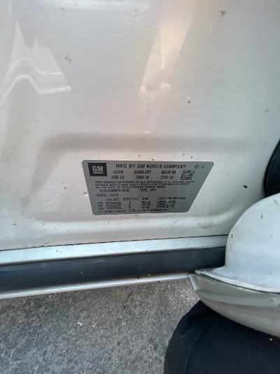 2015 Buick Encore Location - GM - Row 27 - Stock # H49656