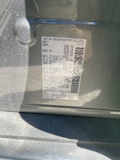 2018 Nissan Rogue Location - Imports - Row 999 - Stock # H49652
