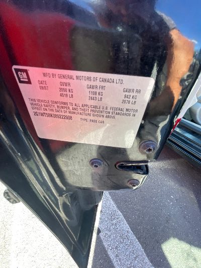 2008 Chevrolet Impala Location - GM - Row 28 - Stock # H49681