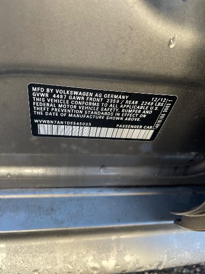 2013 Volkswagen CC Location - Imports - Row 15 - Stock # H49711