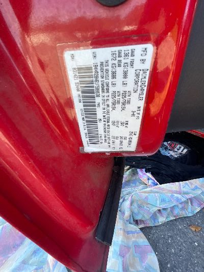 2001 Dodge Durango Location - Chrysler - Row 41 - Stock # H49728