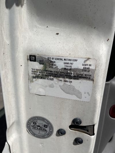 2004 Buick LeSabre Location - GM - Row 29 - Stock # H49748