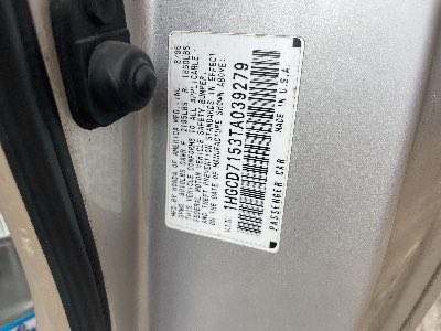 1996 Honda Accord Location - Imports - Row 3 - Stock # H50387