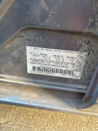 2007 Mazda MAZDA3 Location - Imports - Row 16 - Stock # H49696