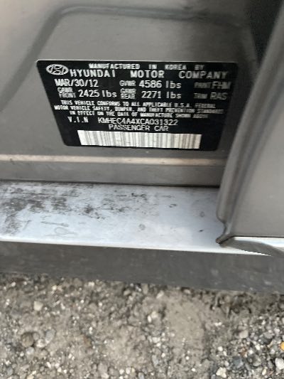 2012 Hyundai Sonata Hybrid Location - Imports - Row 18 - Stock # H49768