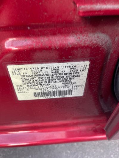 2010 Nissan Sentra Location - Imports - Row 19 - Stock # H49801