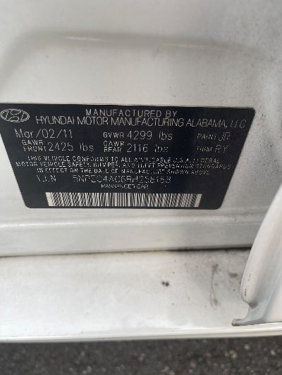 2011 Hyundai Sonata Location - Imports - Row 20 - Stock # H49783