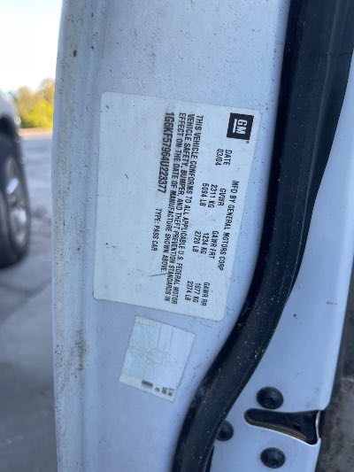 2004 Cadillac Deville Location - GM - Row 31 - Stock # H49870