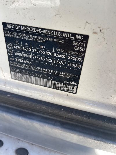 2012 Mercedes-Benz GL-Class Location - Imports - Row 22 - Stock # H49884