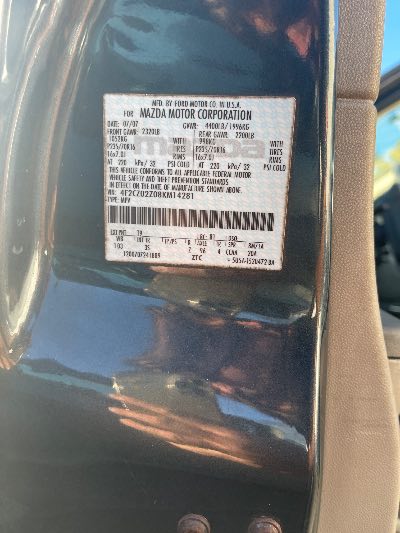 2008 Mazda Tribute Location - Ford - Row 25 - Stock # H49887