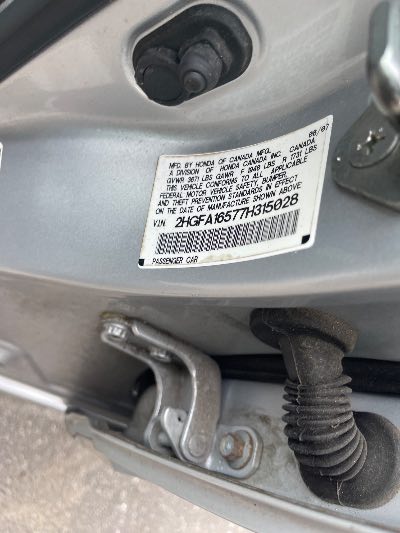 2007 Honda Civic Location - Imports - Row 24 - Stock # H49907