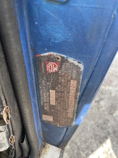 1975 MG Location - Imports - Row 25 - Stock # H49726