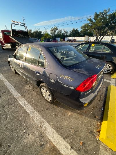 2003 Honda Civic Location - Imports - Row 1 - Stock # H49917