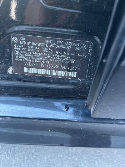 2011 BMW 3-Series 328i RWD 4D Sedan 3.0 6cyl. Gasoline Location - Imports - Row 5 - Stock # H49908