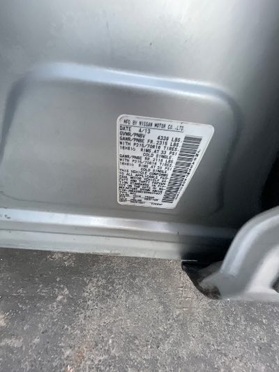 2013 Nissan Rogue Location - Imports - Row 13 - Stock # H50003