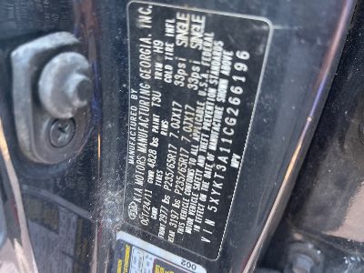 2012 Kia Sorento Location - Imports - Row 42 - Stock # H50042