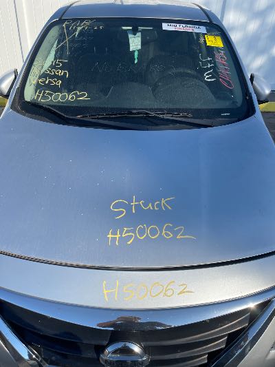 2015 Nissan Versa Location - Imports - Row 42 - Stock # H50062