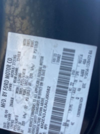 2010 Mercury Mountaineer Location - Ford - Row 28 - Stock # H50140