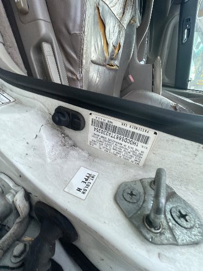 1996 Honda Accord Location - Imports - Row 3 - Stock # H50124