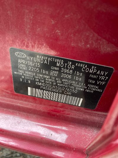 2016 Hyundai Elantra GT Location - Imports - Row 11 - Stock # H50157