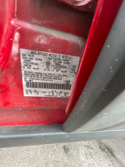 2002 Ford Escape Location - Ford - Row 29 - Stock # H50145