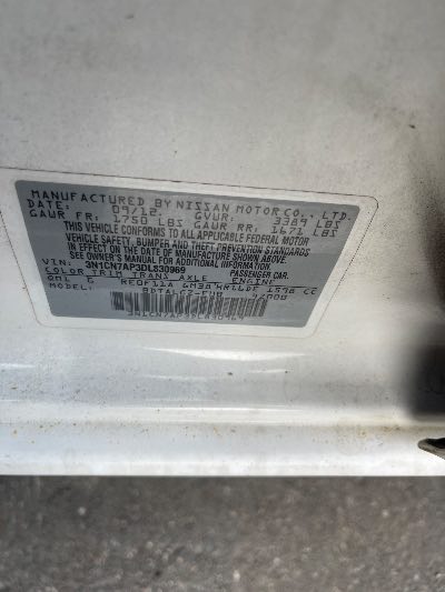 2013 Nissan Versa Location - Imports - Row 4 - Stock # H50205