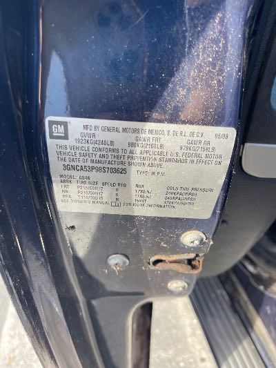 2008 Chevrolet HHR Location - GM - Row 35 - Stock # H50216