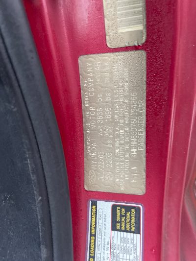 2006 Hyundai Tiburon Location - Imports - Row 5 - Stock # H50222