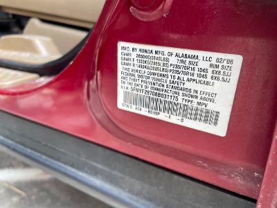 2006 Honda Pilot Location - Imports - Row 7 - Stock # H50239