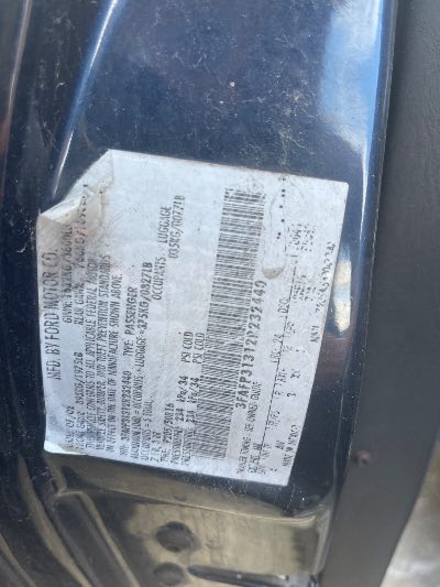 2002 Ford Focus Location - Ford - Row 30 - Stock # H50259