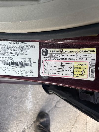 2012 Ford Fusion Location - Ford - Row 30 - Stock # H50229