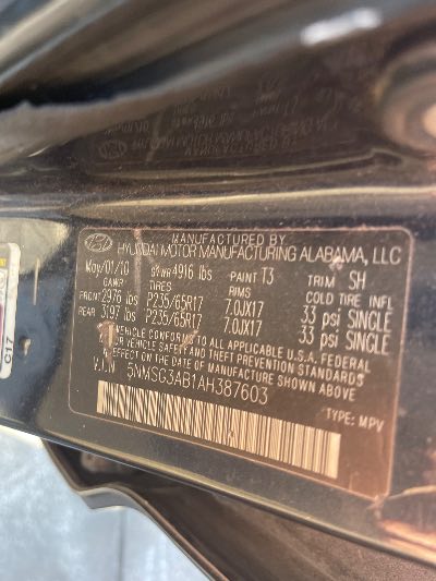 2010 Hyundai Santa Fe Location - Imports - Row 6 - Stock # H50272